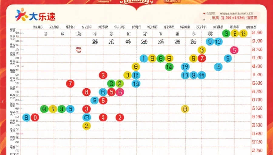 大乐透走势图上突出显示出连号和重号出现的具体位置,便于理解这两个指标的分布规律